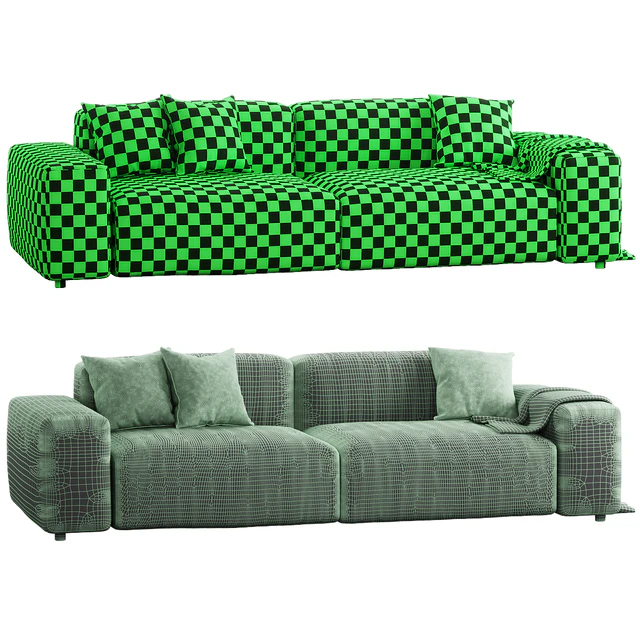 006 Cloud Sofa modular 2 seat by Prostoria — Скачать