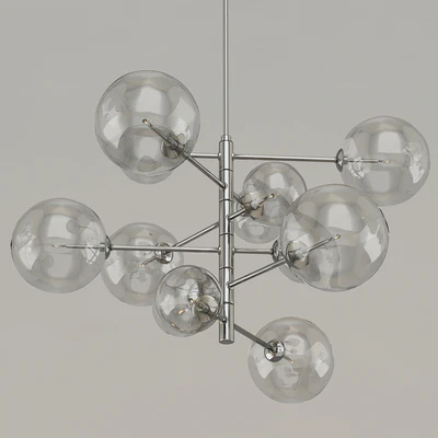 EICHHOLTZ Chandelier Argento S 111976 112077 — Вид 3