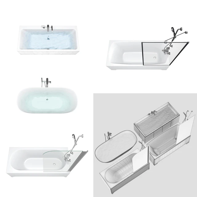 Villeroy & Boch set 55 bath set (Oberon, Subway, My Art, Theano) — Descargar