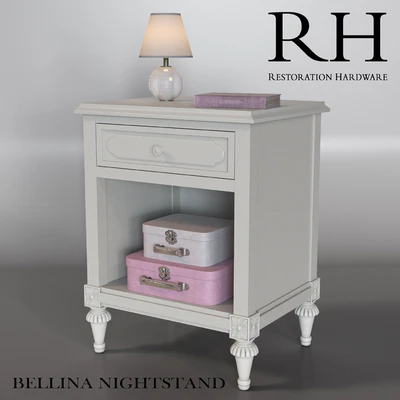 RH BELLINA NIGHTSTAND — Ver 1