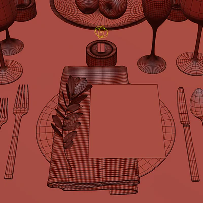 Сервировка стола / Table setting 16 — Вид 2