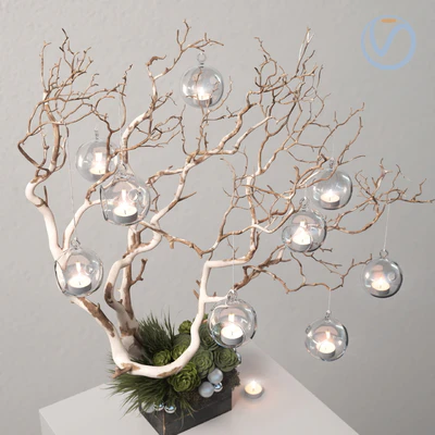 ikebana with candles — Ver 2
