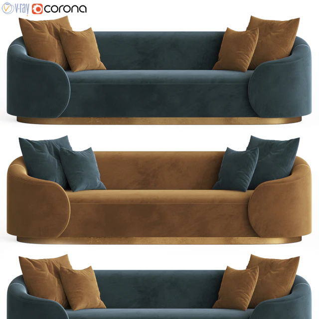 Eden Rock Sofa in Velvet Modshop1 — Descargar