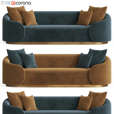 Eden Rock Sofa in Velvet Modshop1 — Ver 1