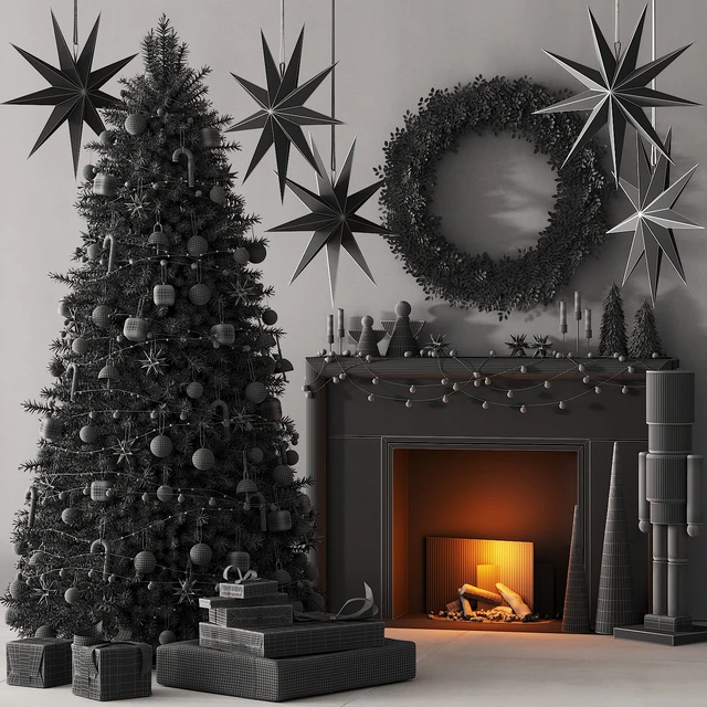 239 happy new year 03 christmas tree 01 — Скачать