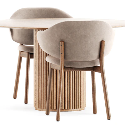 Holly chairs by Calligaris and Palais Royal table by Asplund — Ver 2