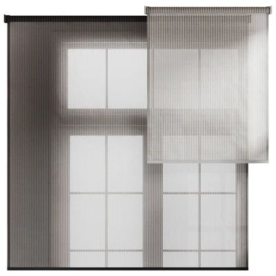 Striped Tulle Roller Blinds — Ver 3