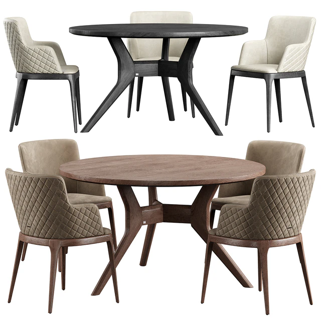 Magda Couture Chair ROLF BENZ 965 Table — Descargar