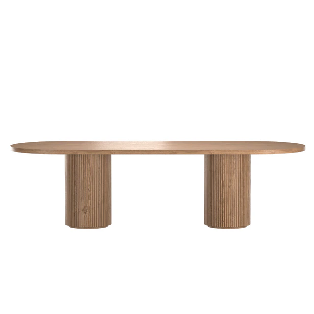 BYRON COLUMN RECTANGULAR DINING TABLE — Скачать