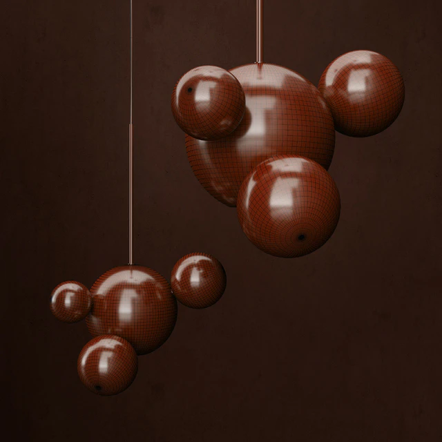 Chandelier Giopato & Coombes Bolle 4 lights — Скачать