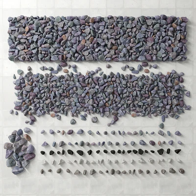Pebble river collection / Набор речной гальки — Вид 3