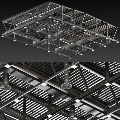 Ceiling Ventilation Black — Вид 1
