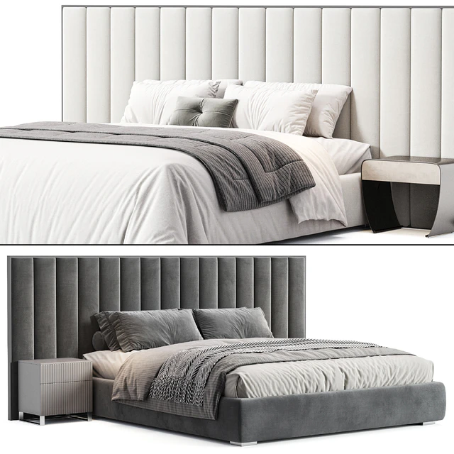 Haymon Velvet Bed by Mercer 41 — Скачать