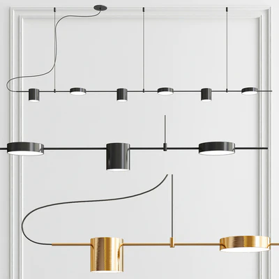 Counterpoint LED Linear Pendant - 6 light — Descargar