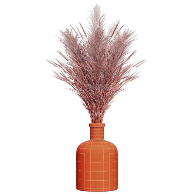 Pampas bouquet flower 02 — Скачать