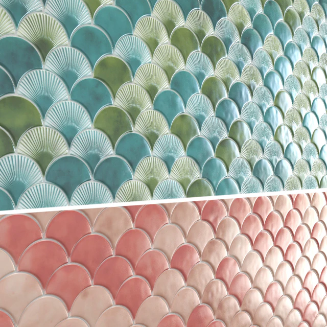 Radial Fish Scale Tiles — Descargar