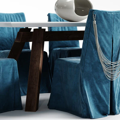 Corte ZARI Chair and SOHO Table — Ver 2