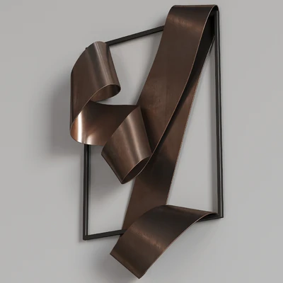 070 Brass Landscape 1908 sculpture by Martha Sturdy — Вид 4