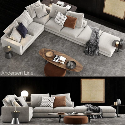 Minotti Andersen Line Sofa 1 — Вид 1