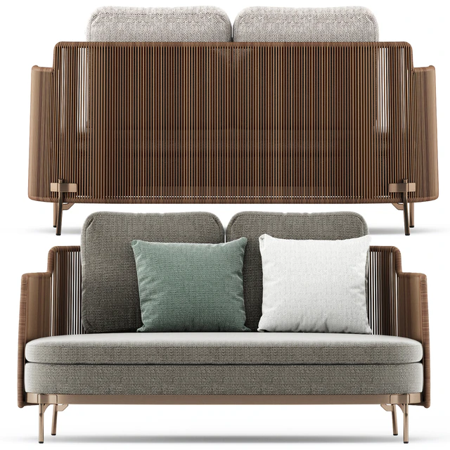 TAPE CORD OUTDOOR Garden sofa by Minotti — Скачать