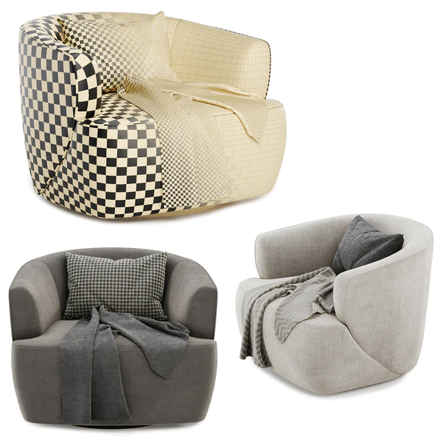 Pelton Swivel armChair — Скачать