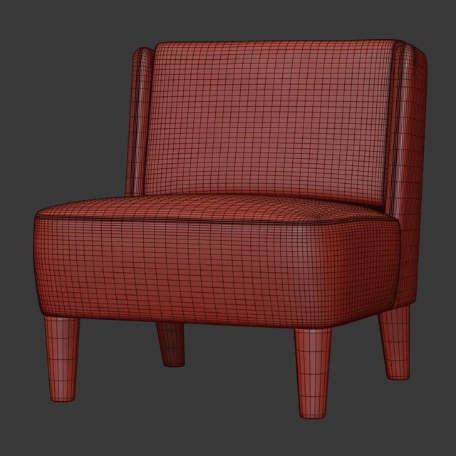 Meridiani Cecile armchair — Скачать