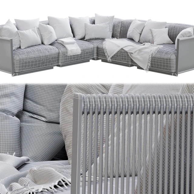 Vulcano Flexform Outdoor Sofa 1 — Скачать