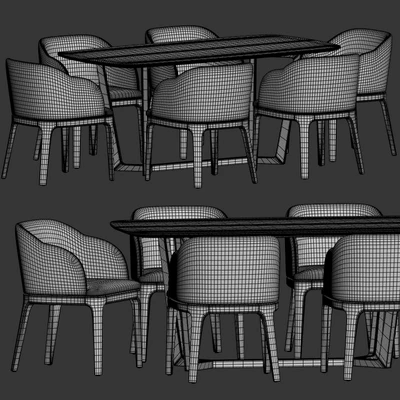 Aubrey Chair Evelyn Table Dining Set — Вид 2