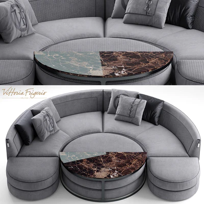 Sofa vittoriafrigerio Borromeo — View 1