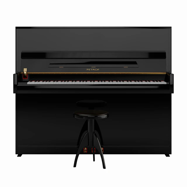 Piano PETROF P 118 S1, Piano chair Discacciati — Descargar
