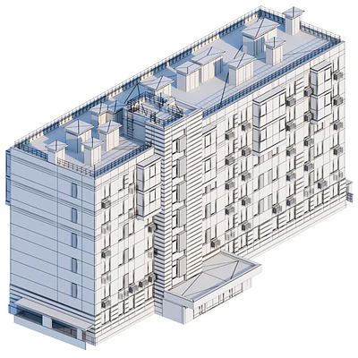 Modern residential building — Ver 3