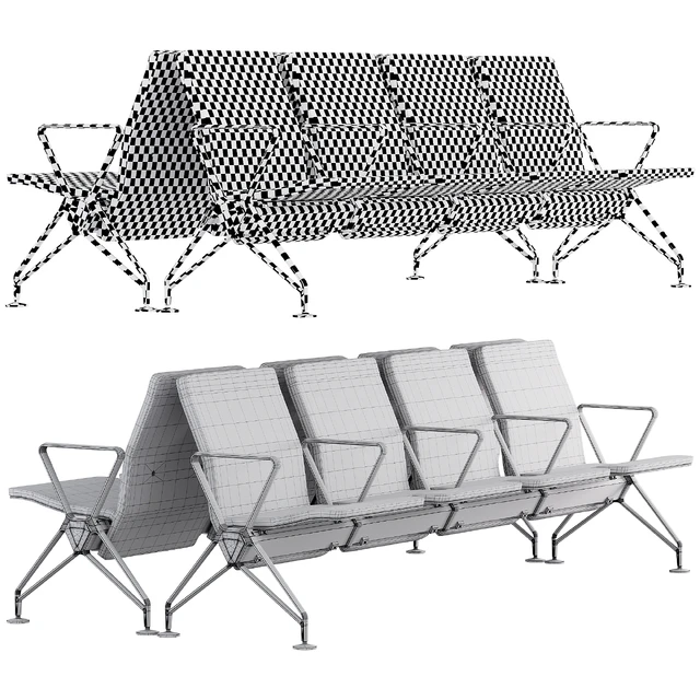 Airline armchair by Vitra — Descargar