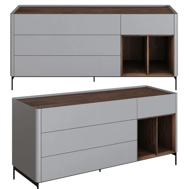 Chest of drawers and bedside table Si-Lounge Iris by Furman — Descargar