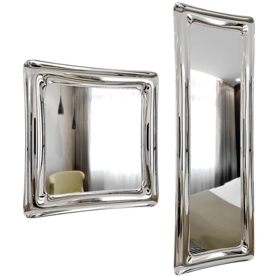 Wall mirror Sinuo modern mirror by Riflessi — Ver 2