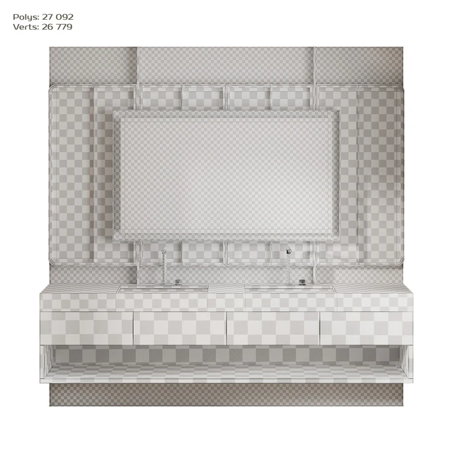 Bathroom furniture with light wall — Descargar