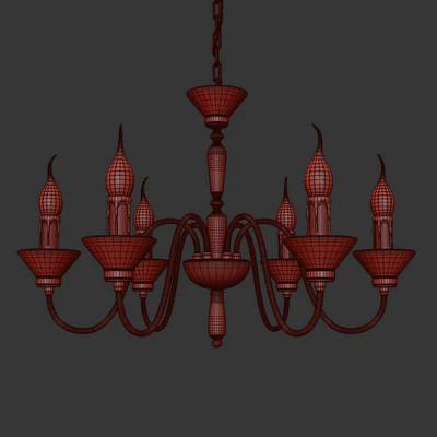 Chandelier Aprilia E 1.1.6 BW — Ver 2