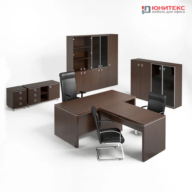 Cabinet rukovodityalya Cosmo and chairs Apollo — Descargar