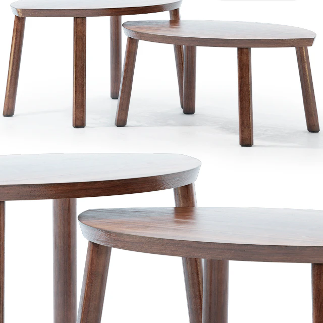 IKEA \ STOCKHOLM \ Set of tables, 2 pcs. + Decor. — Descargar