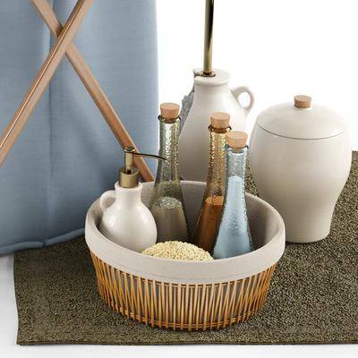 Laundry basket and accessories — Ver 2