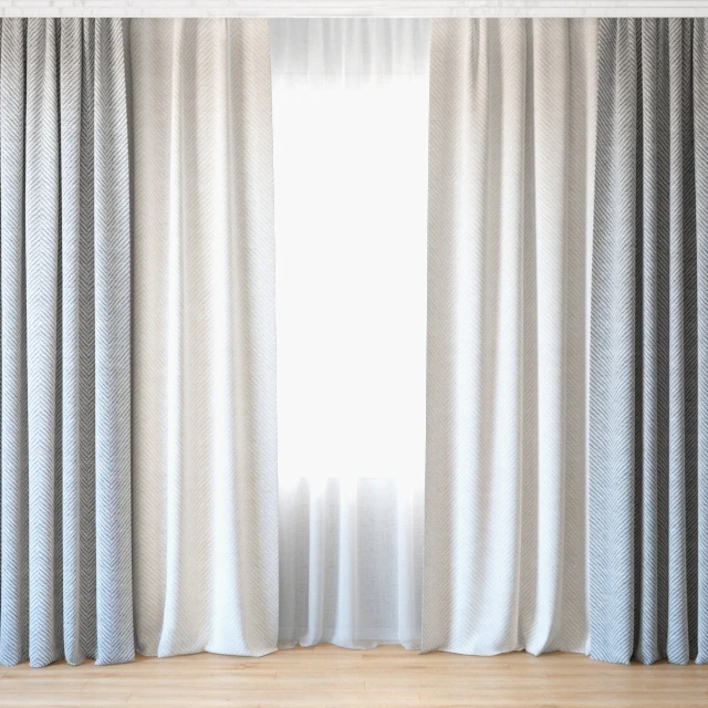 Curtains 32 | Curtains with tulle — Descargar