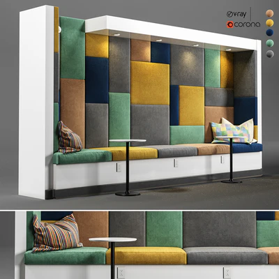 Restaurant And Office Lobi Seating-2 — Вид 1