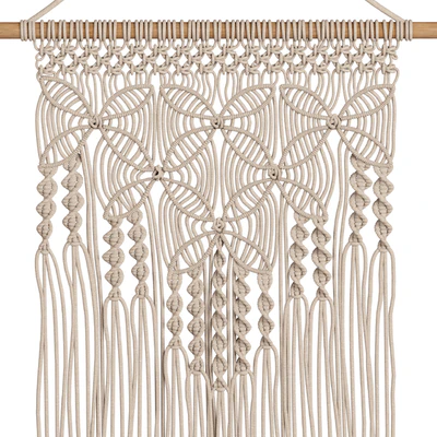 Wall Hanging Braided Boho Macrame Woven Handmade Art Tapestry Home Room Decor — View 3