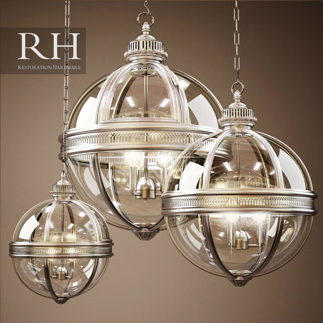 RH VICTORIAN HOTEL PENDANT (3size) — Скачать