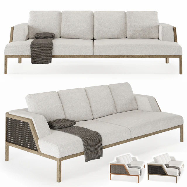 Ethimo Grand Life XL Sofa — Скачать