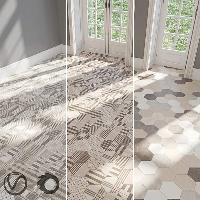 EQUIPE Hexatile/Cement/GEO Grey/GEO Sand/Black/Grey/Mink/Mud/Sand/White — Скачать