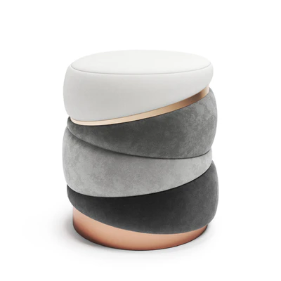 MURANTI Obsidian Stool — Вид 1