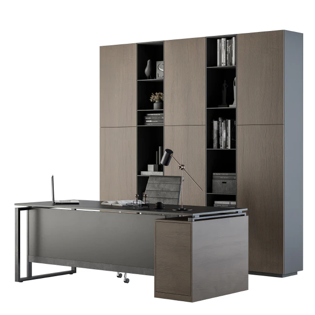 Office Furniture - Manager Set 21 — Descargar