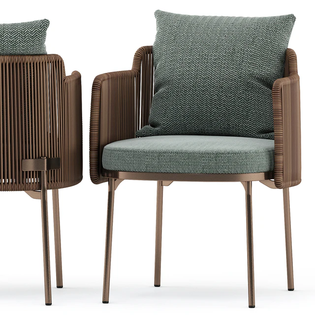 TAPE CORD OUTDOOR chair by Minotti — Скачать