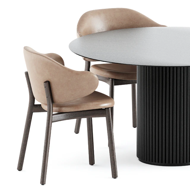 Holly chairs by Calligaris and Palais Royal table by Asplund — Descargar
