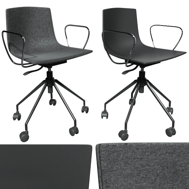 DASH | Office chair with armrests (modified) — Descargar